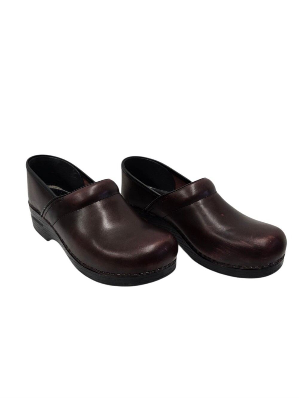 Dansko Professional Leather Clog in Cordovan Cabrio